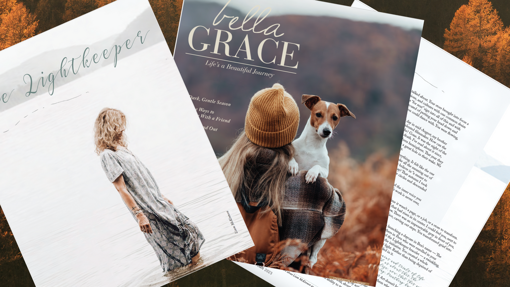 We've been featured in Bella Grace! Pure Art's origin story
