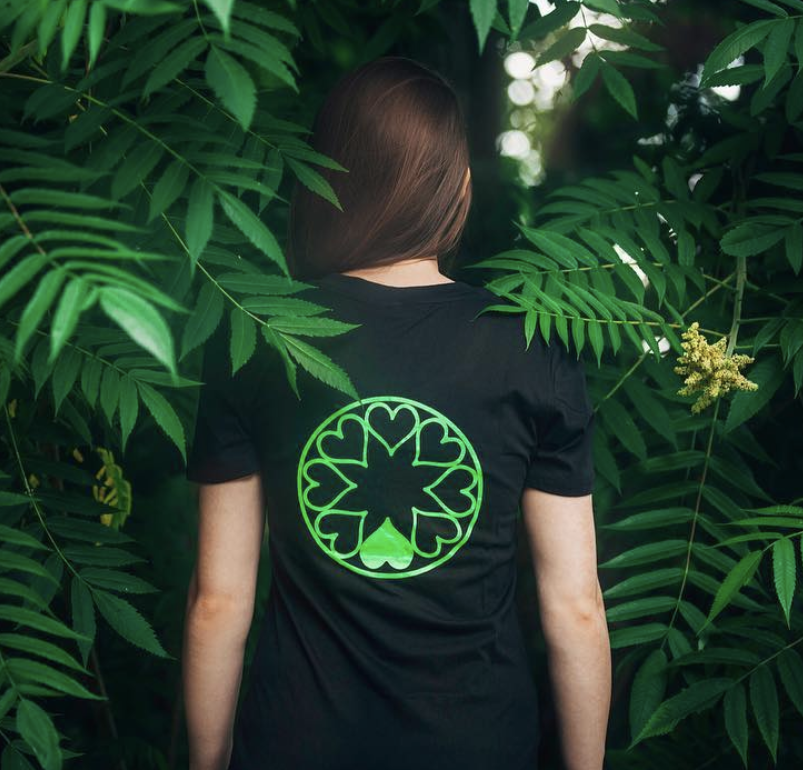 Green Heart Organic Cotton Unisex T-Shirt