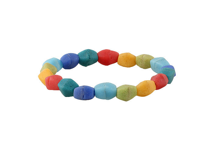 Rainbow Pebble Bracelet