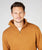 Half Zip Virgin Wool Irish Sweater for Men