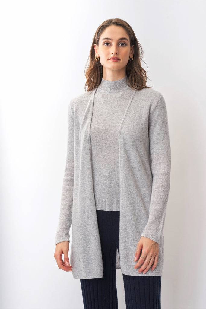 Cardigan long en cachemire