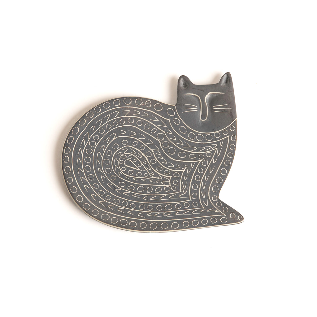 Assiettes pour chats en pierre Kisii