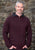 Half Zip Virgin Wool Irish Sweater for Men