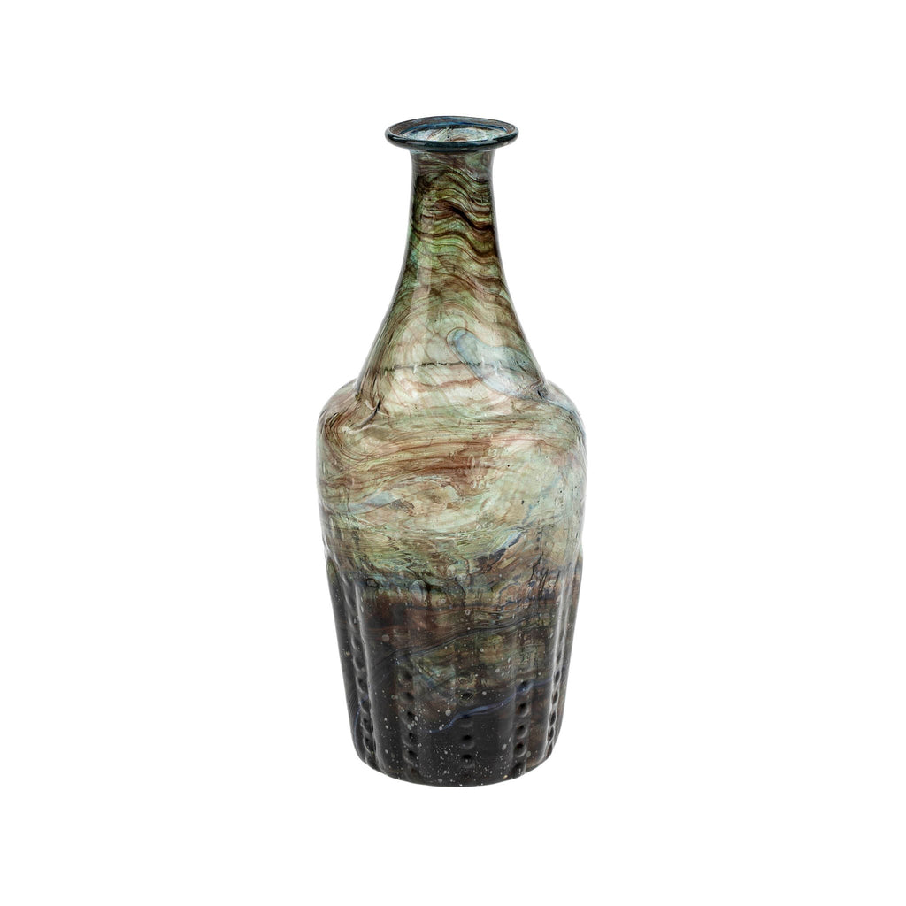 Recycled Glass Bottle Vase - India