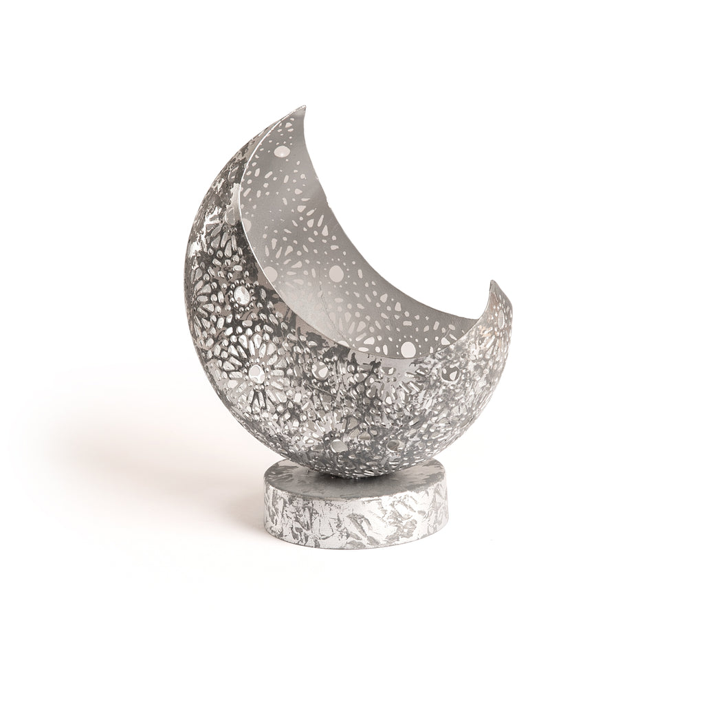 Crescent Moon T-Lite Candle Holder