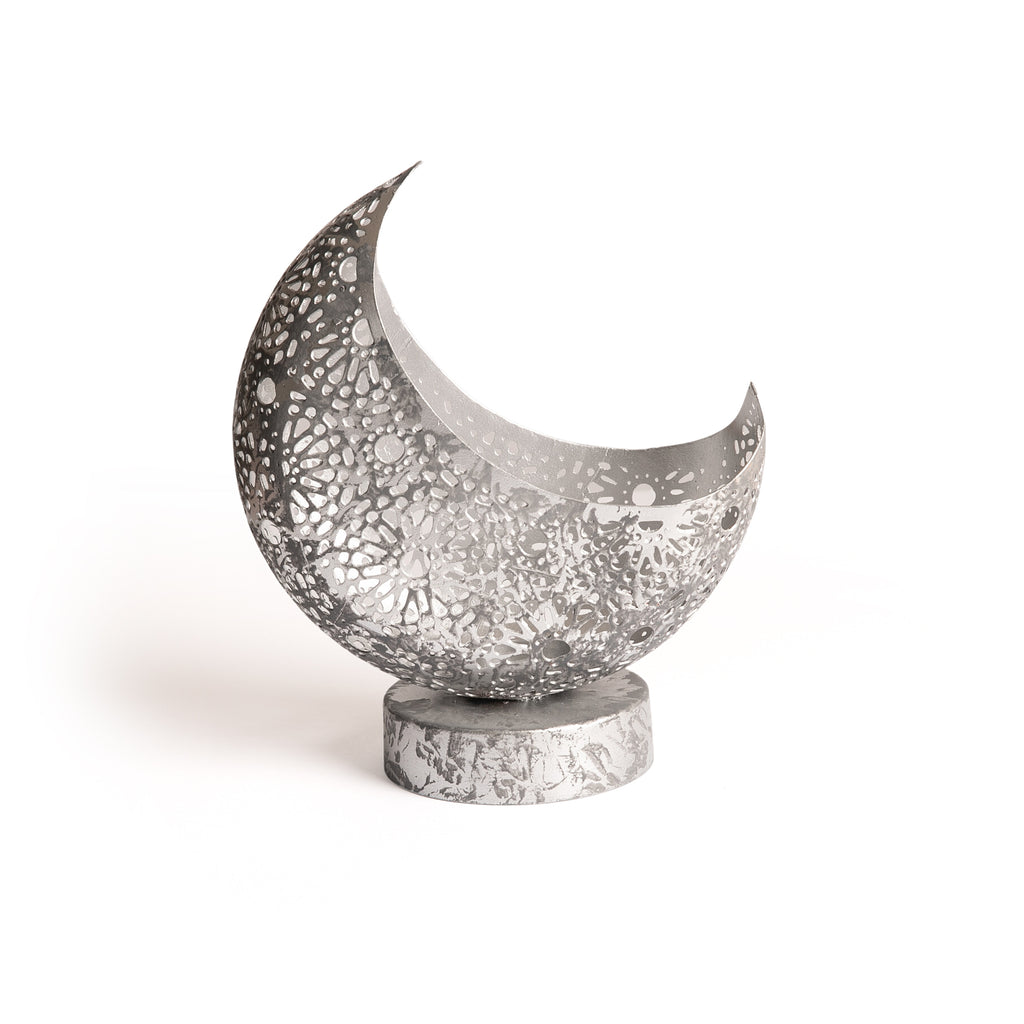 Crescent Moon T-Lite Candle Holder