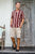 Linen-Blend Cargo Shorts Mens