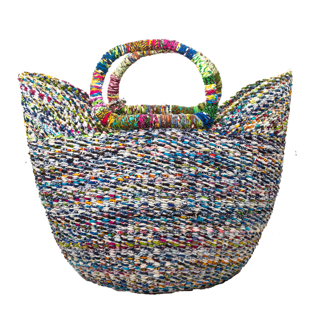 Large Recycled Bolga Basket