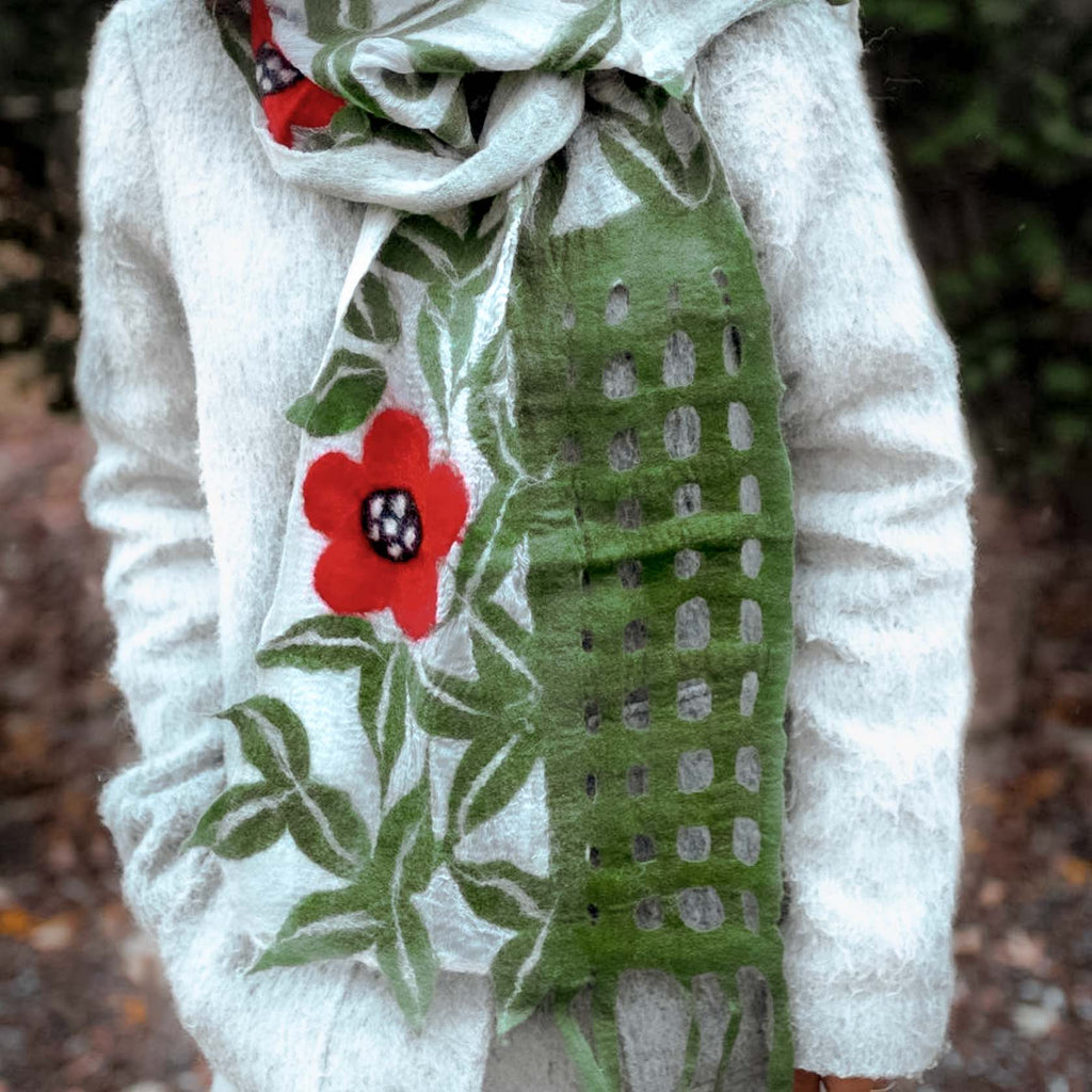 "We Remember"  Poppy Felted Collection