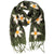 White Daisies Feltd Scarf