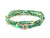 fair trade jewelry bracelets long necklaces green gold