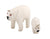 Famille d'ours polaires