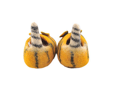 Felt Tiger Baby Slippers – Pure Art Boutique